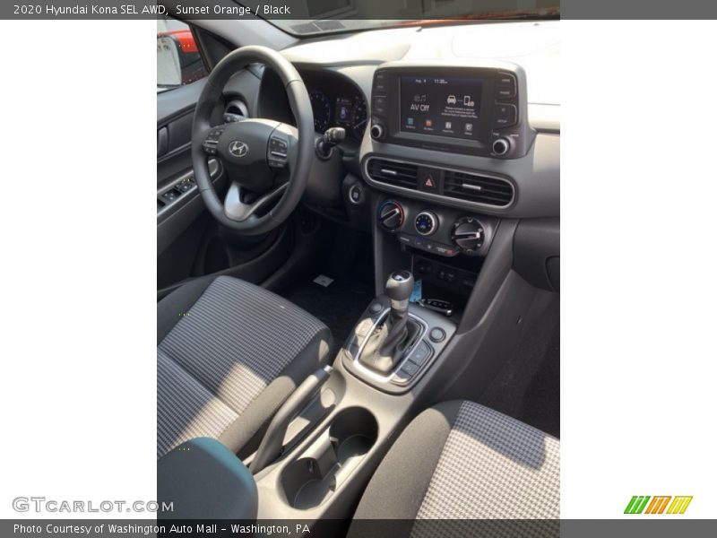 Sunset Orange / Black 2020 Hyundai Kona SEL AWD