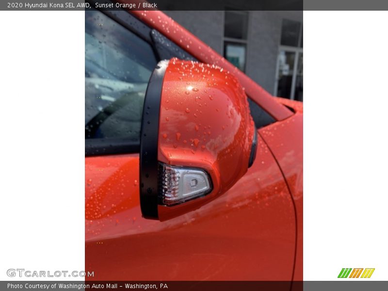 Sunset Orange / Black 2020 Hyundai Kona SEL AWD