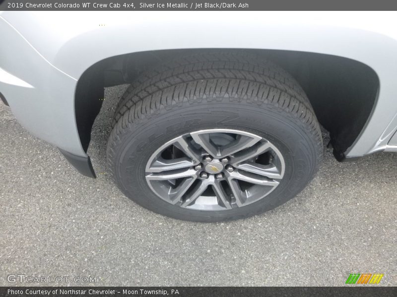 Silver Ice Metallic / Jet Black/Dark Ash 2019 Chevrolet Colorado WT Crew Cab 4x4