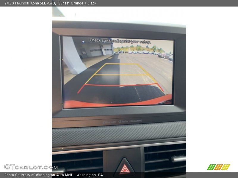 Sunset Orange / Black 2020 Hyundai Kona SEL AWD