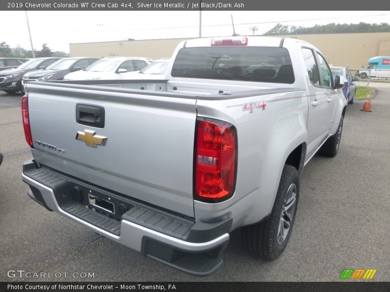 Silver Ice Metallic / Jet Black/Dark Ash 2019 Chevrolet Colorado WT Crew Cab 4x4
