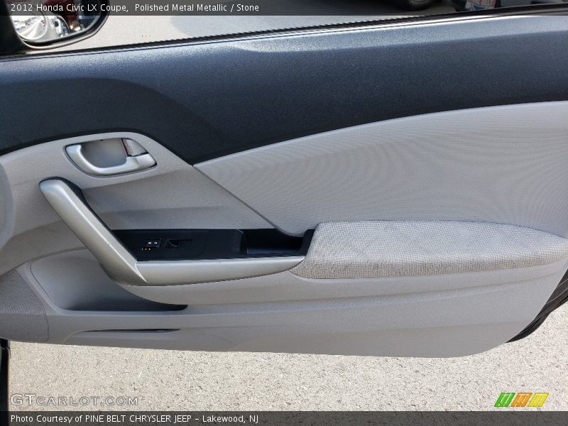 Polished Metal Metallic / Stone 2012 Honda Civic LX Coupe