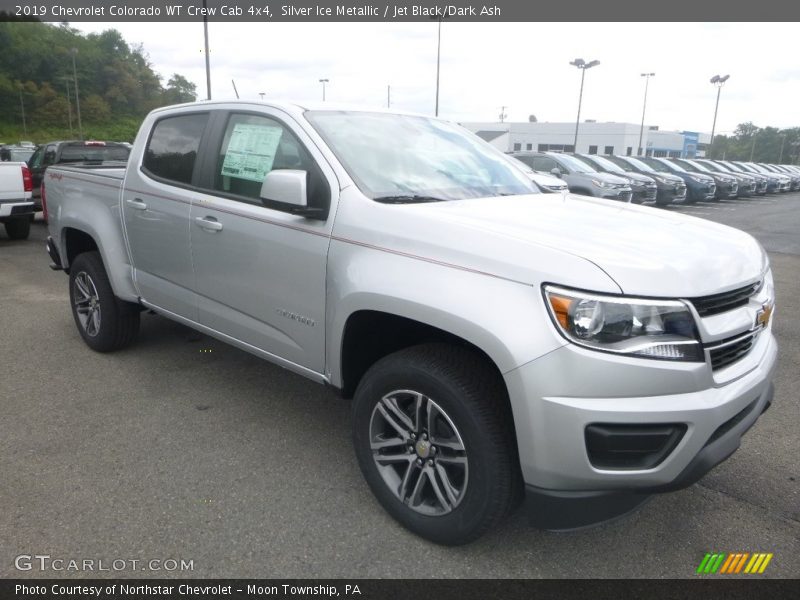 Silver Ice Metallic / Jet Black/Dark Ash 2019 Chevrolet Colorado WT Crew Cab 4x4