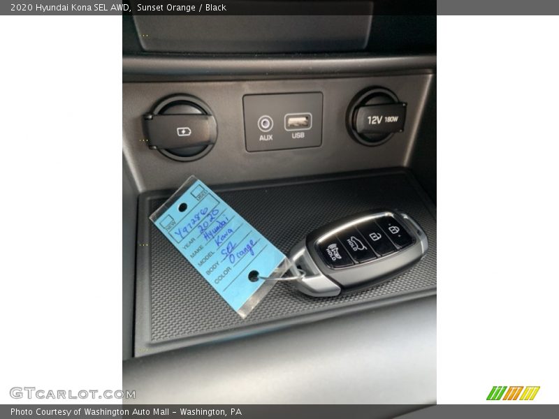 Keys of 2020 Kona SEL AWD