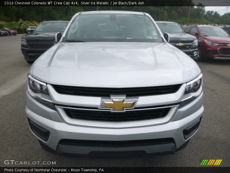 Silver Ice Metallic / Jet Black/Dark Ash 2019 Chevrolet Colorado WT Crew Cab 4x4