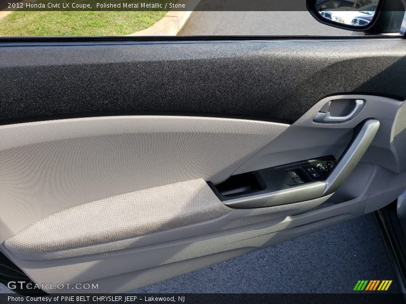 Polished Metal Metallic / Stone 2012 Honda Civic LX Coupe