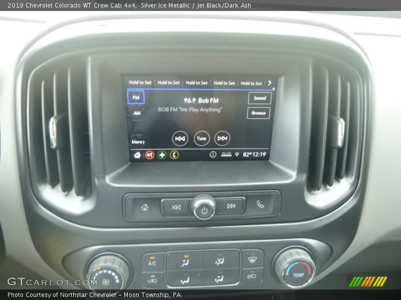 Silver Ice Metallic / Jet Black/Dark Ash 2019 Chevrolet Colorado WT Crew Cab 4x4