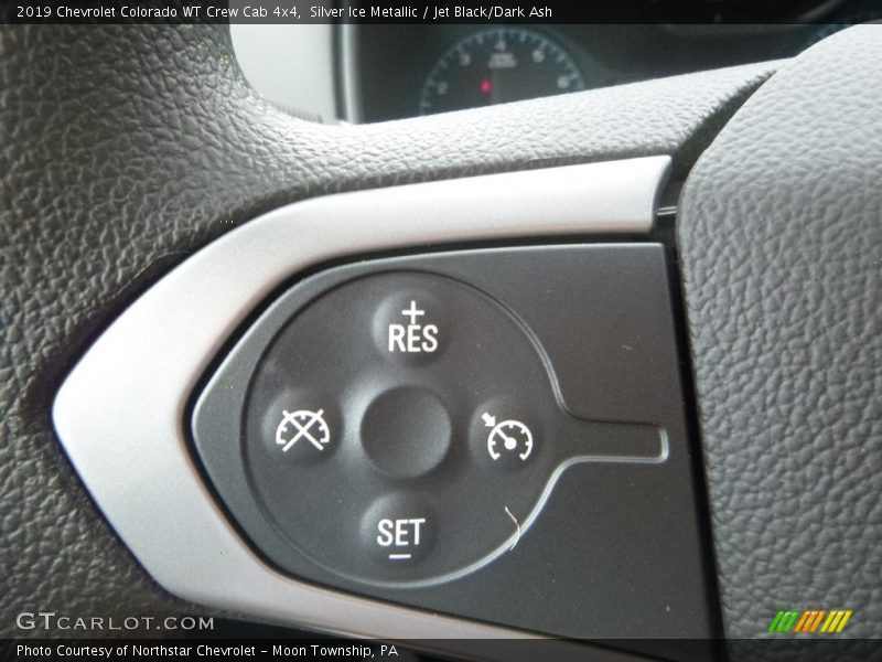 Silver Ice Metallic / Jet Black/Dark Ash 2019 Chevrolet Colorado WT Crew Cab 4x4