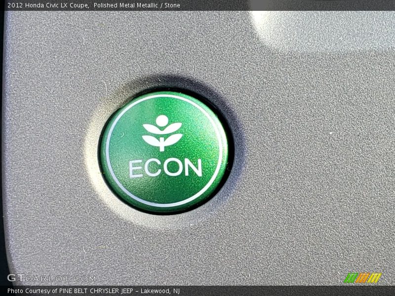 Polished Metal Metallic / Stone 2012 Honda Civic LX Coupe