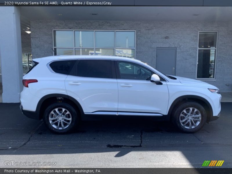  2020 Santa Fe SE AWD Quartz White
