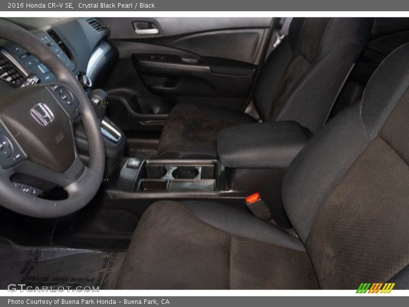 Crystal Black Pearl / Black 2016 Honda CR-V SE