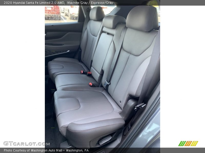 Machine Gray / Espresso/Gray 2020 Hyundai Santa Fe Limited 2.0 AWD