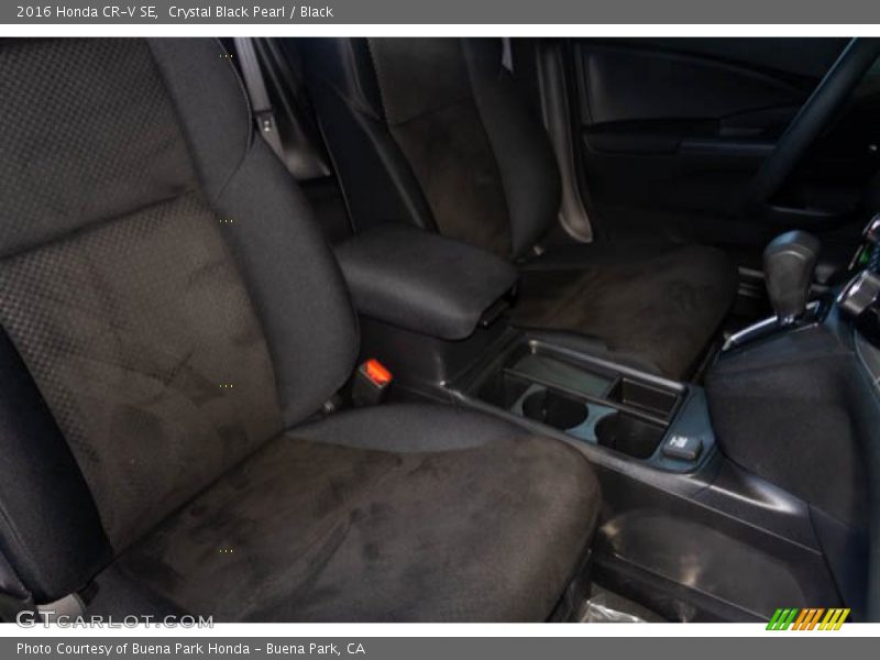 Crystal Black Pearl / Black 2016 Honda CR-V SE