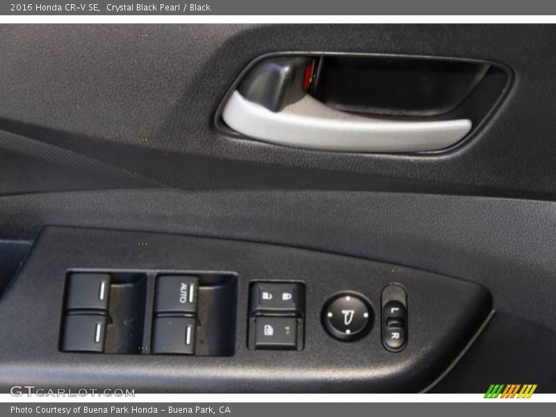 Crystal Black Pearl / Black 2016 Honda CR-V SE