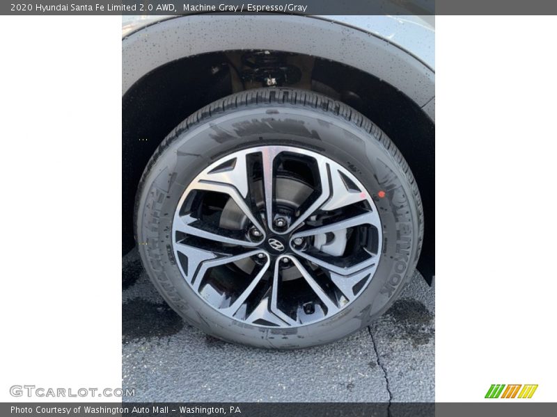 Machine Gray / Espresso/Gray 2020 Hyundai Santa Fe Limited 2.0 AWD