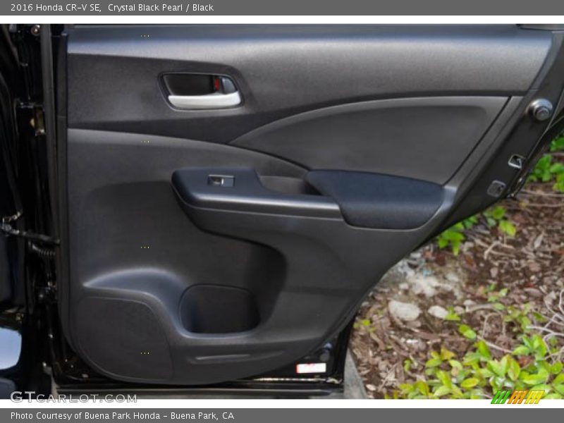 Crystal Black Pearl / Black 2016 Honda CR-V SE