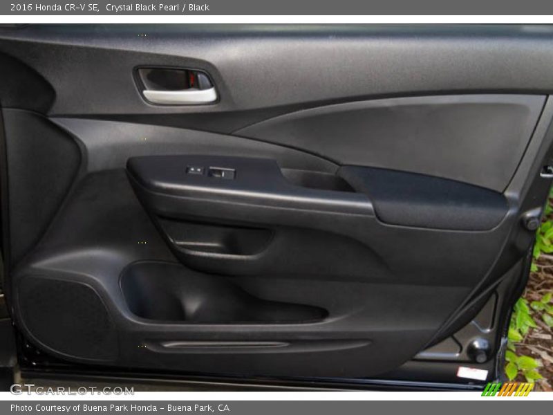 Crystal Black Pearl / Black 2016 Honda CR-V SE