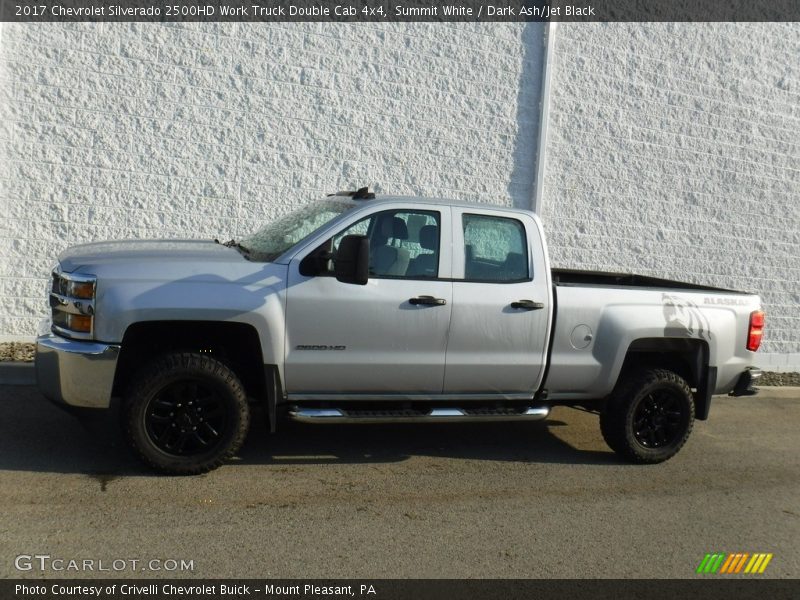Summit White / Dark Ash/Jet Black 2017 Chevrolet Silverado 2500HD Work Truck Double Cab 4x4