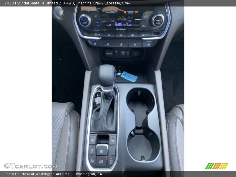Machine Gray / Espresso/Gray 2020 Hyundai Santa Fe Limited 2.0 AWD