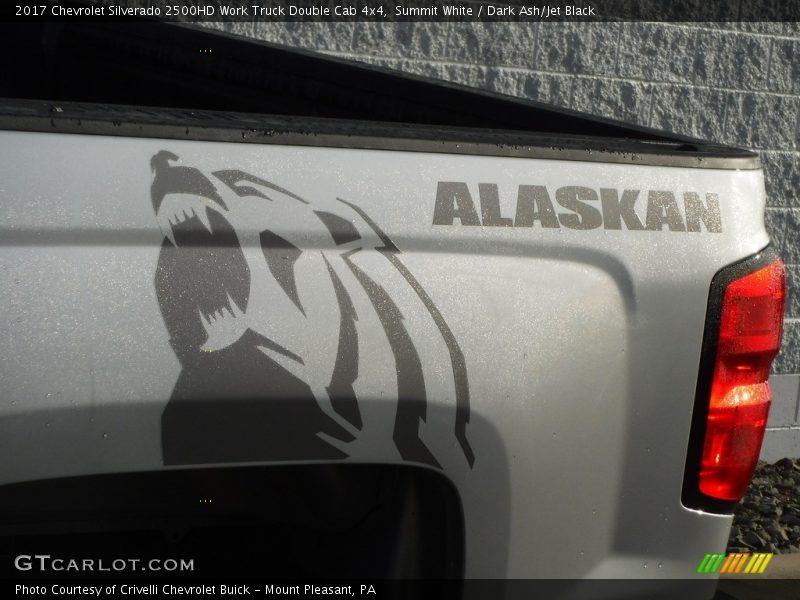 Summit White / Dark Ash/Jet Black 2017 Chevrolet Silverado 2500HD Work Truck Double Cab 4x4