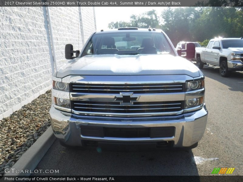 Summit White / Dark Ash/Jet Black 2017 Chevrolet Silverado 2500HD Work Truck Double Cab 4x4