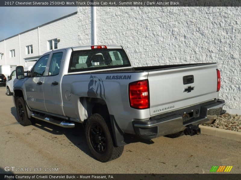 Summit White / Dark Ash/Jet Black 2017 Chevrolet Silverado 2500HD Work Truck Double Cab 4x4