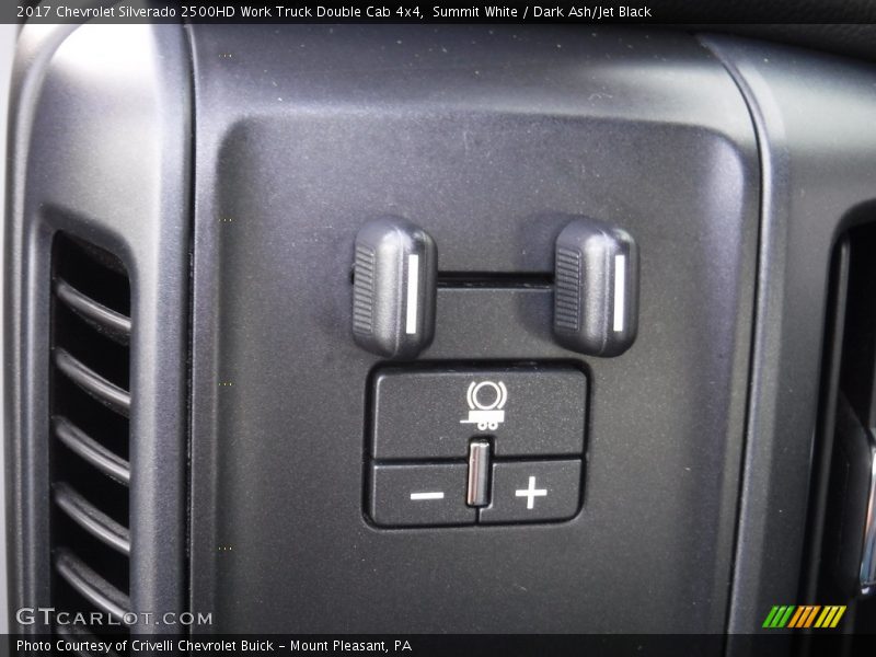 Summit White / Dark Ash/Jet Black 2017 Chevrolet Silverado 2500HD Work Truck Double Cab 4x4