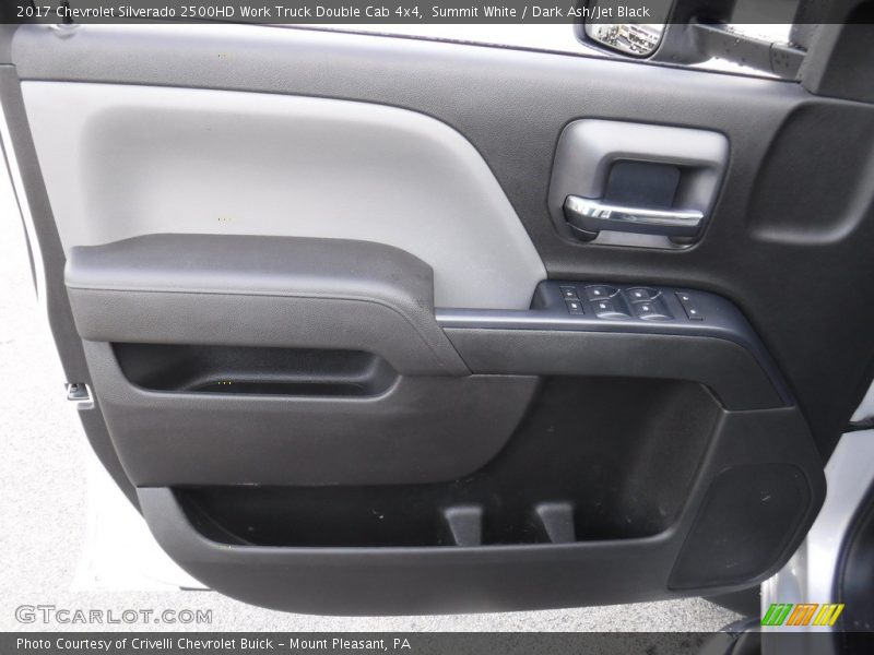 Summit White / Dark Ash/Jet Black 2017 Chevrolet Silverado 2500HD Work Truck Double Cab 4x4