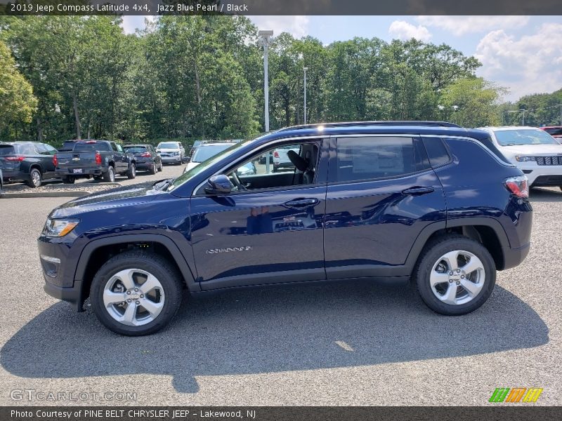 Jazz Blue Pearl / Black 2019 Jeep Compass Latitude 4x4