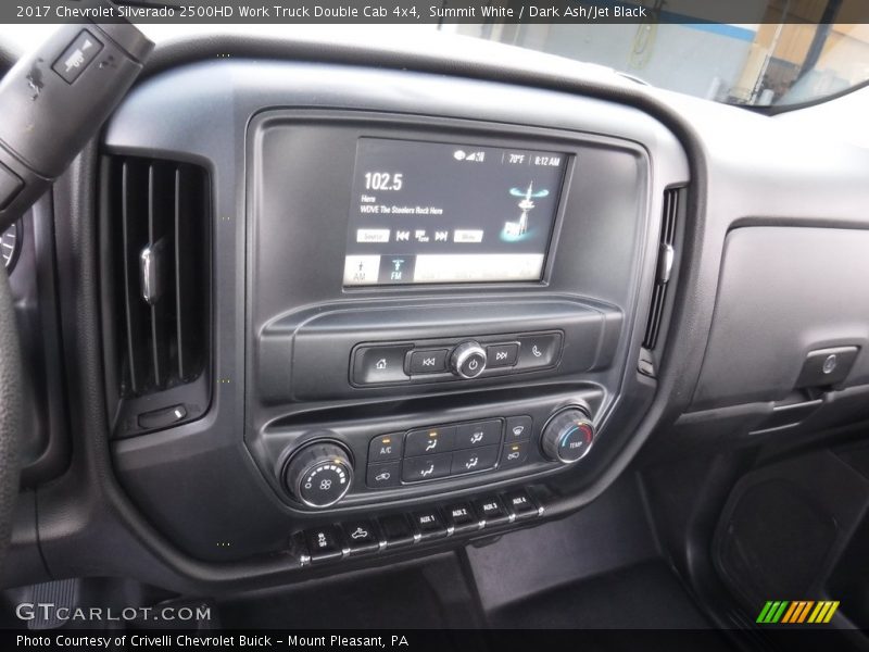 Summit White / Dark Ash/Jet Black 2017 Chevrolet Silverado 2500HD Work Truck Double Cab 4x4