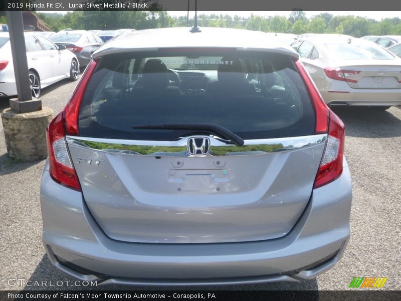 Lunar Silver Metallic / Black 2019 Honda Fit EX