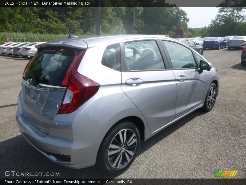 Lunar Silver Metallic / Black 2019 Honda Fit EX