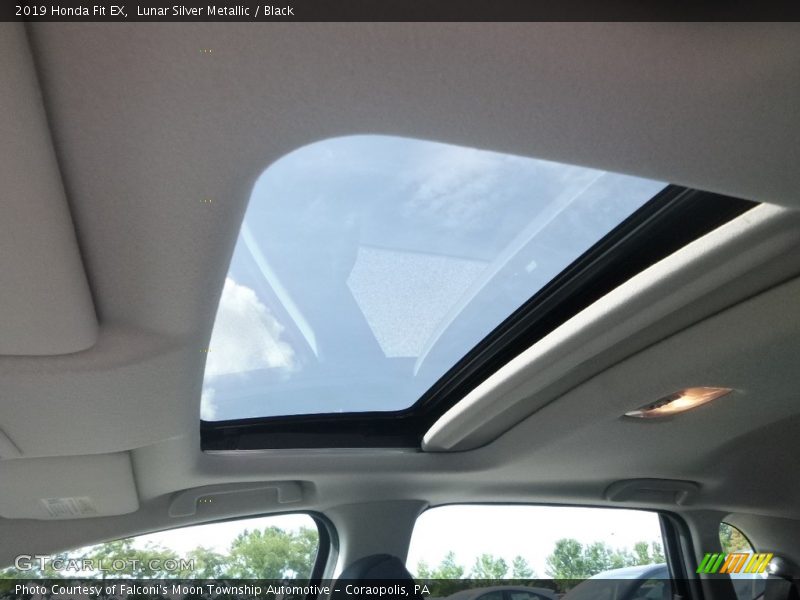 Lunar Silver Metallic / Black 2019 Honda Fit EX