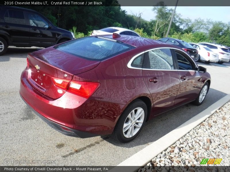Crystal Red Tintcoat / Jet Black 2016 Chevrolet Malibu LT