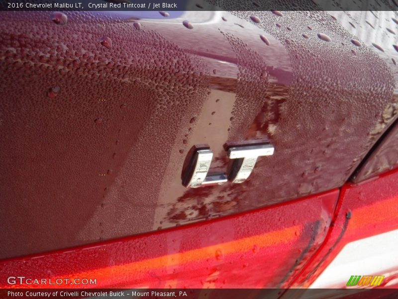 Crystal Red Tintcoat / Jet Black 2016 Chevrolet Malibu LT