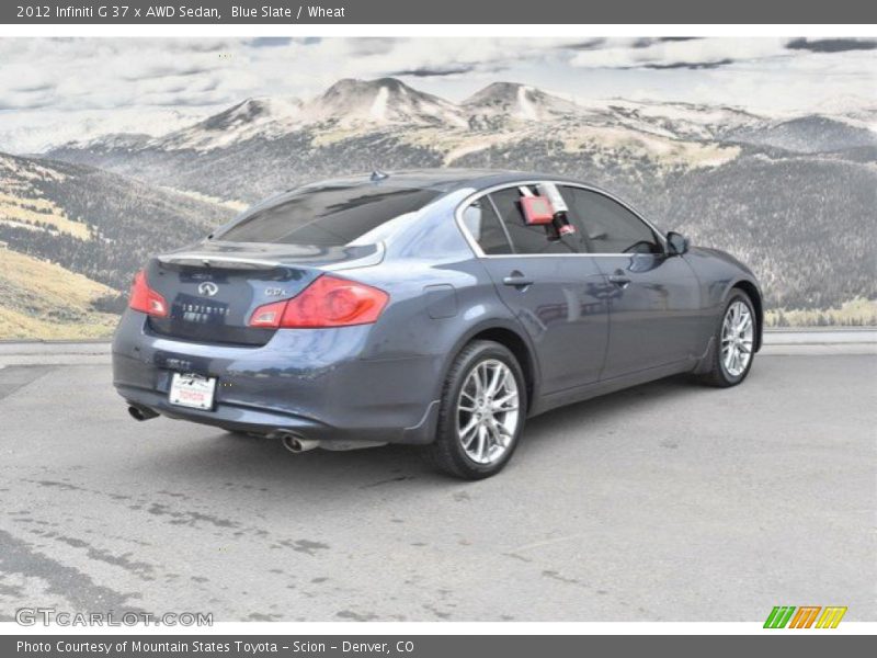 Blue Slate / Wheat 2012 Infiniti G 37 x AWD Sedan
