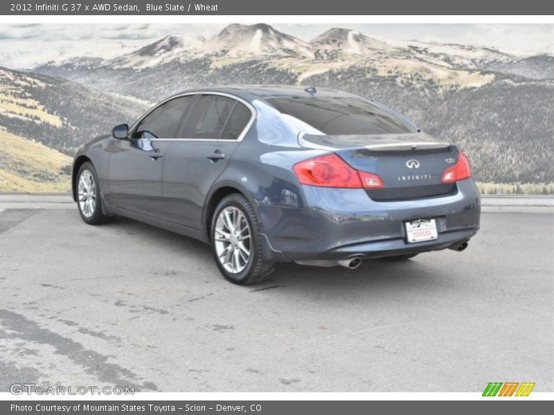 Blue Slate / Wheat 2012 Infiniti G 37 x AWD Sedan