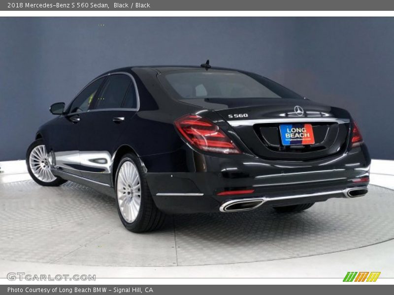 Black / Black 2018 Mercedes-Benz S 560 Sedan