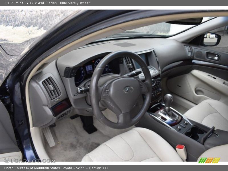Blue Slate / Wheat 2012 Infiniti G 37 x AWD Sedan