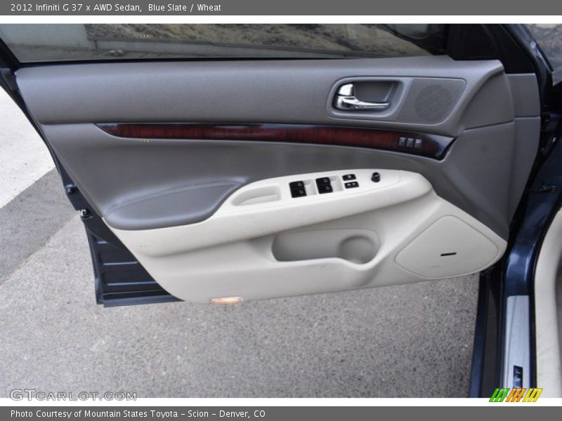 Blue Slate / Wheat 2012 Infiniti G 37 x AWD Sedan