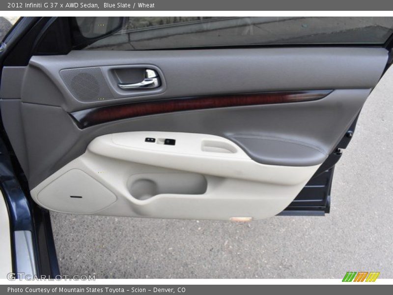 Blue Slate / Wheat 2012 Infiniti G 37 x AWD Sedan