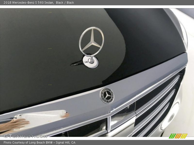 Black / Black 2018 Mercedes-Benz S 560 Sedan