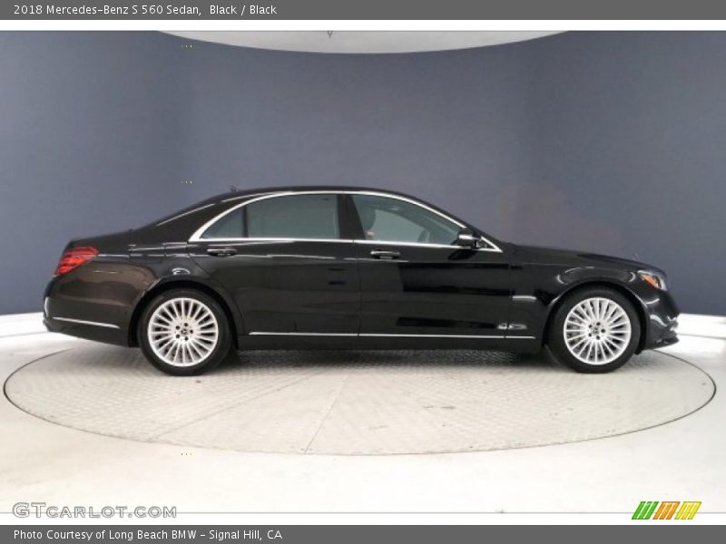 Black / Black 2018 Mercedes-Benz S 560 Sedan