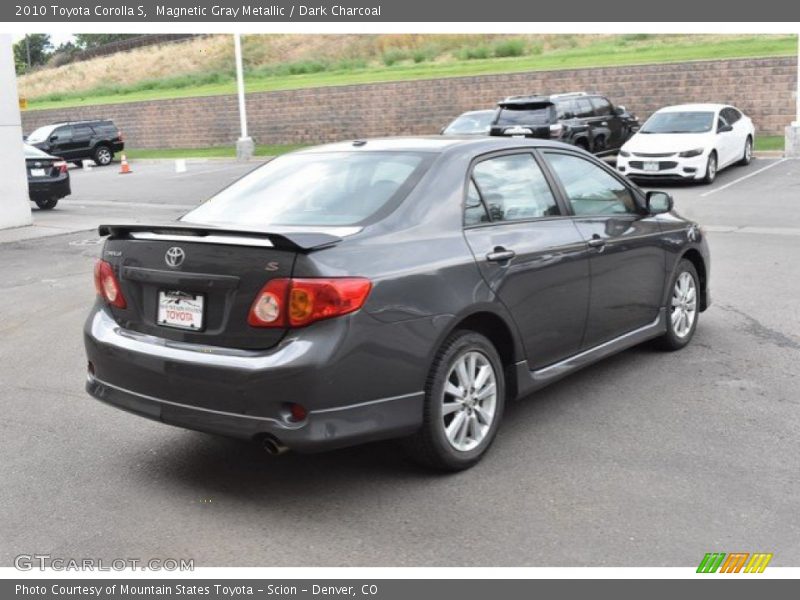 Magnetic Gray Metallic / Dark Charcoal 2010 Toyota Corolla S