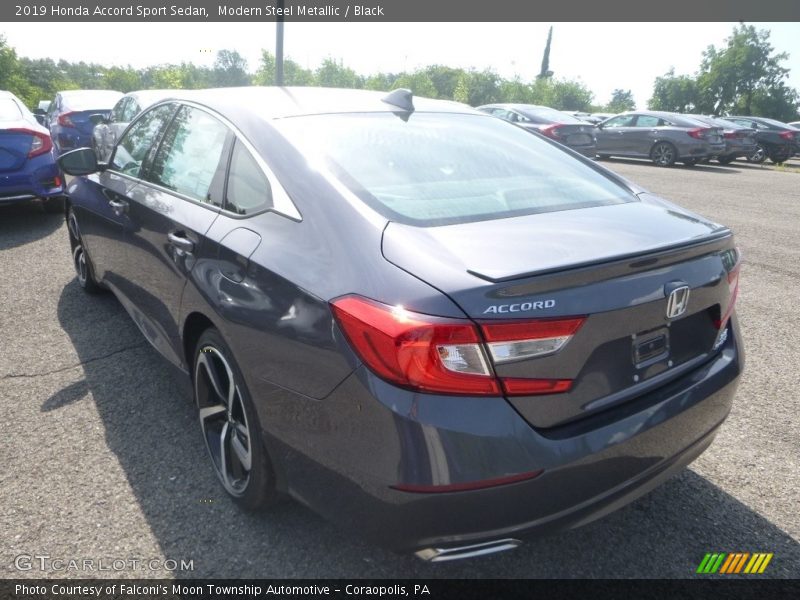 Modern Steel Metallic / Black 2019 Honda Accord Sport Sedan