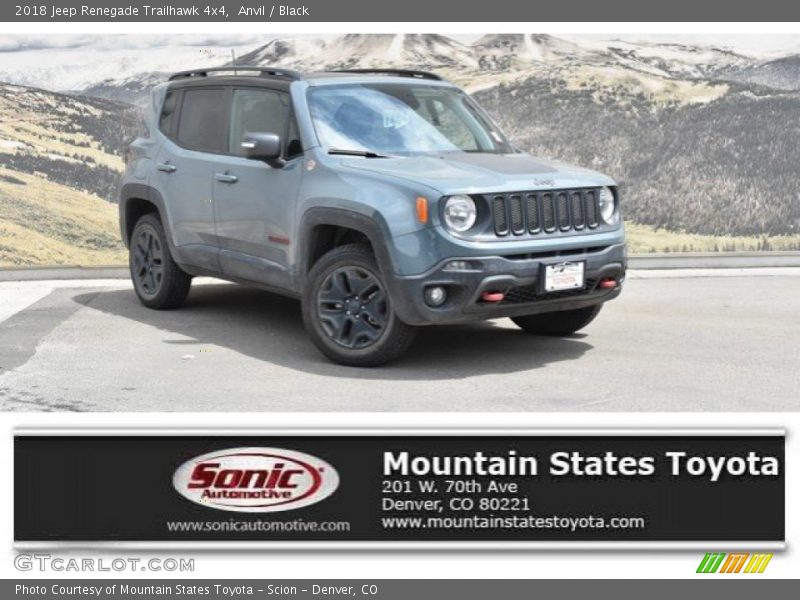 Anvil / Black 2018 Jeep Renegade Trailhawk 4x4