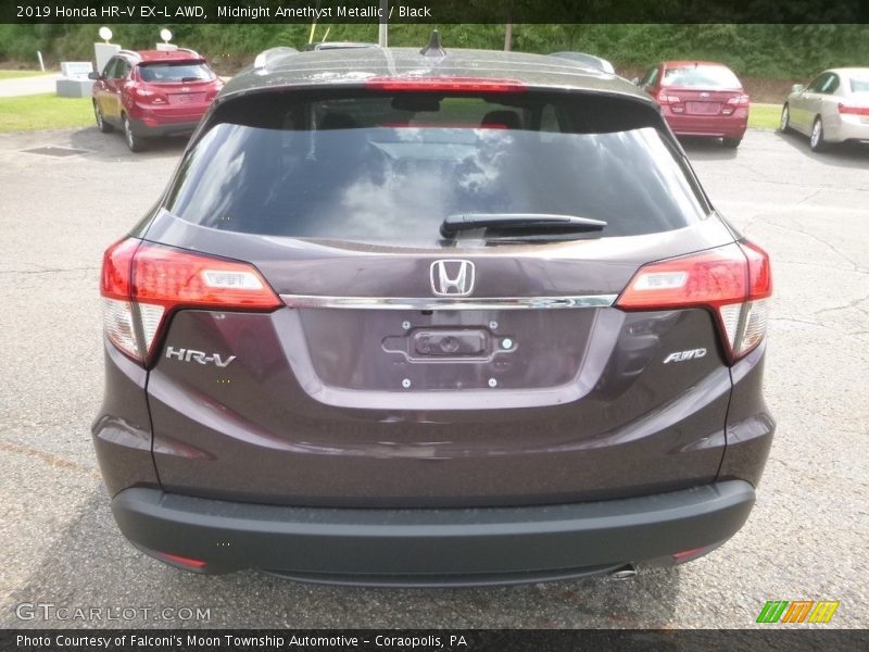 Midnight Amethyst Metallic / Black 2019 Honda HR-V EX-L AWD