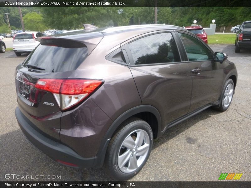Midnight Amethyst Metallic / Black 2019 Honda HR-V EX-L AWD