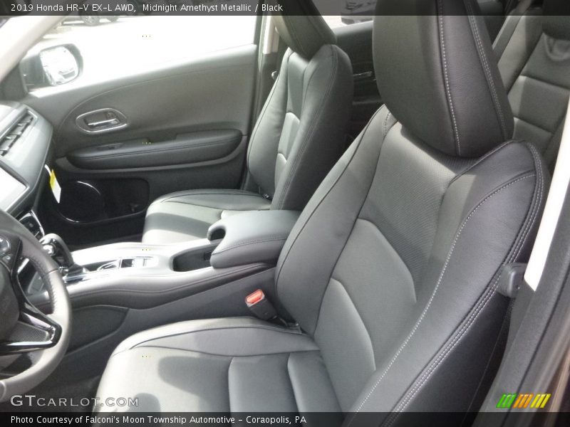 Midnight Amethyst Metallic / Black 2019 Honda HR-V EX-L AWD