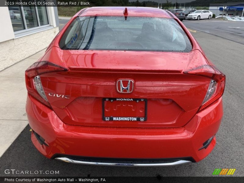 Rallye Red / Black 2019 Honda Civic EX Sedan